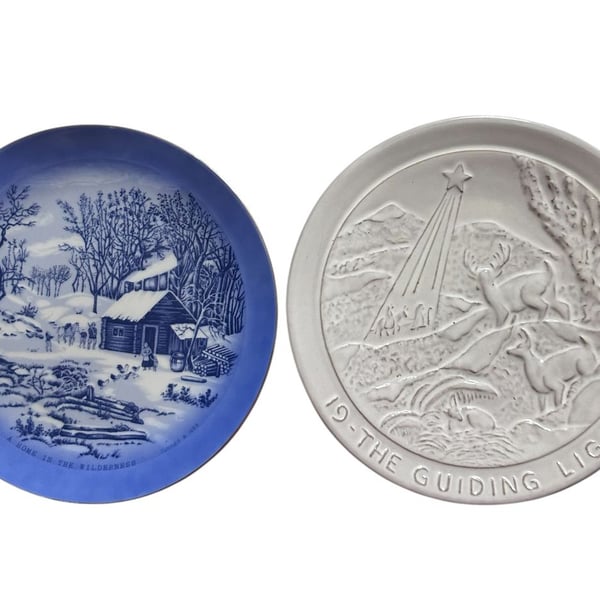 Frankoma 1988 The Guiding Light Christmas Collector Plate