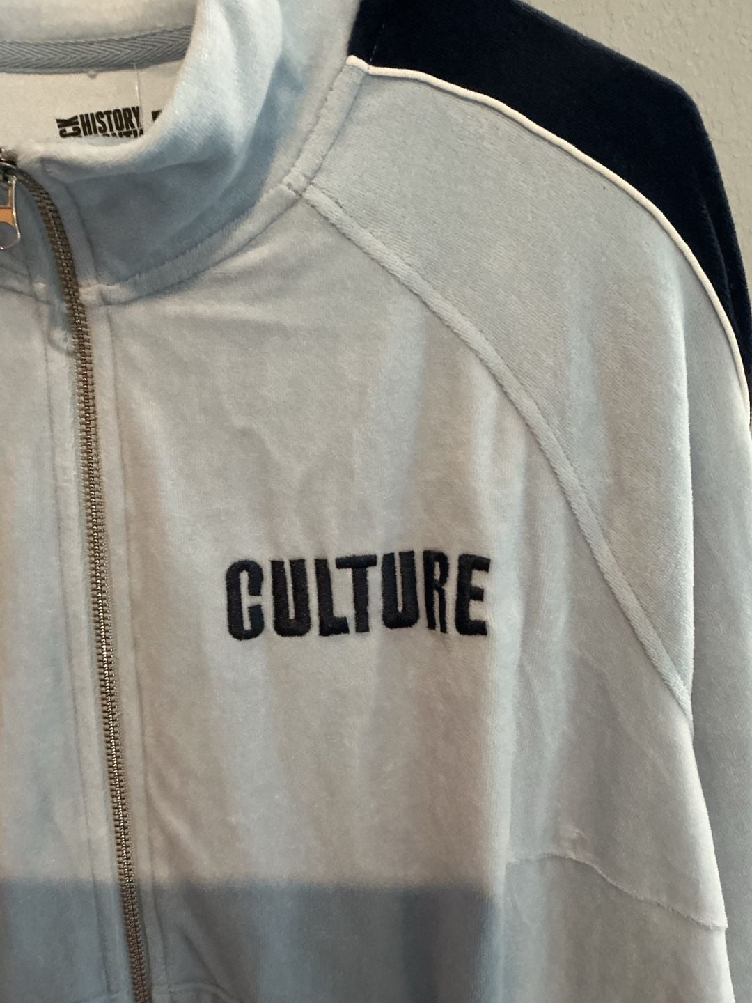 Black History Month Culture Velour Track Jacket Size XXL 3