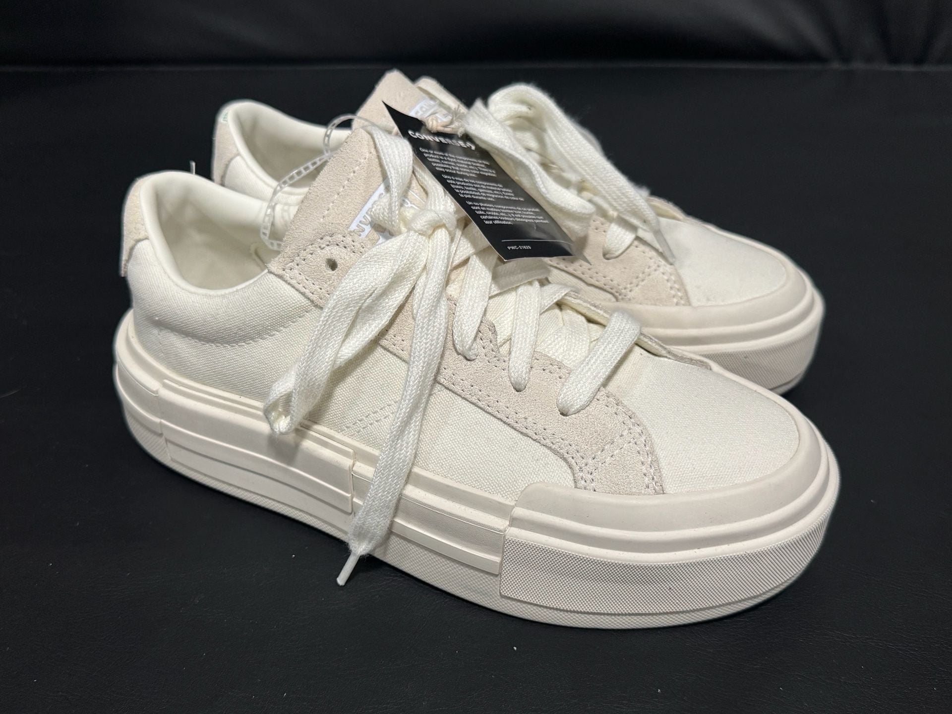 Converse Chuck Taylor All Star Cruise Egret White Sneakers 8.5 2