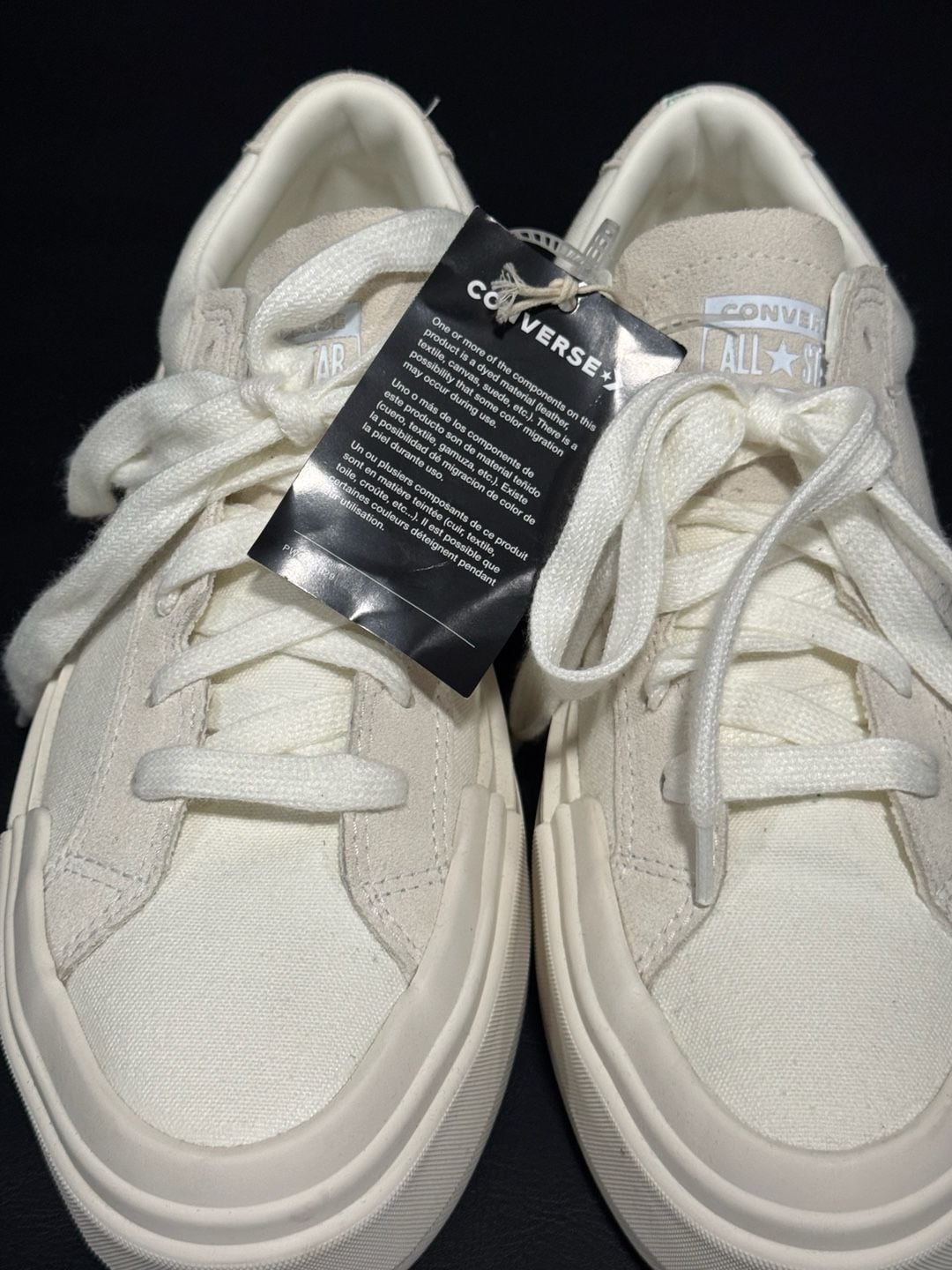 Converse Chuck Taylor All Star Cruise Egret White Sneakers 8.5 4
