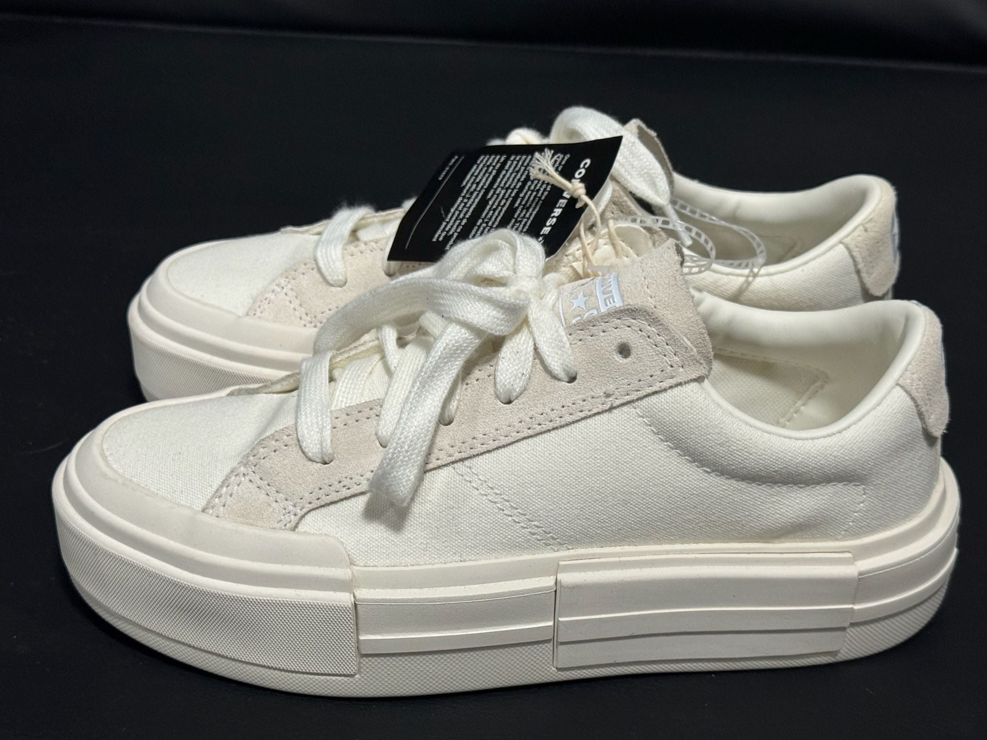 Converse Chuck Taylor All Star Cruise Egret White Sneakers 8.5 5