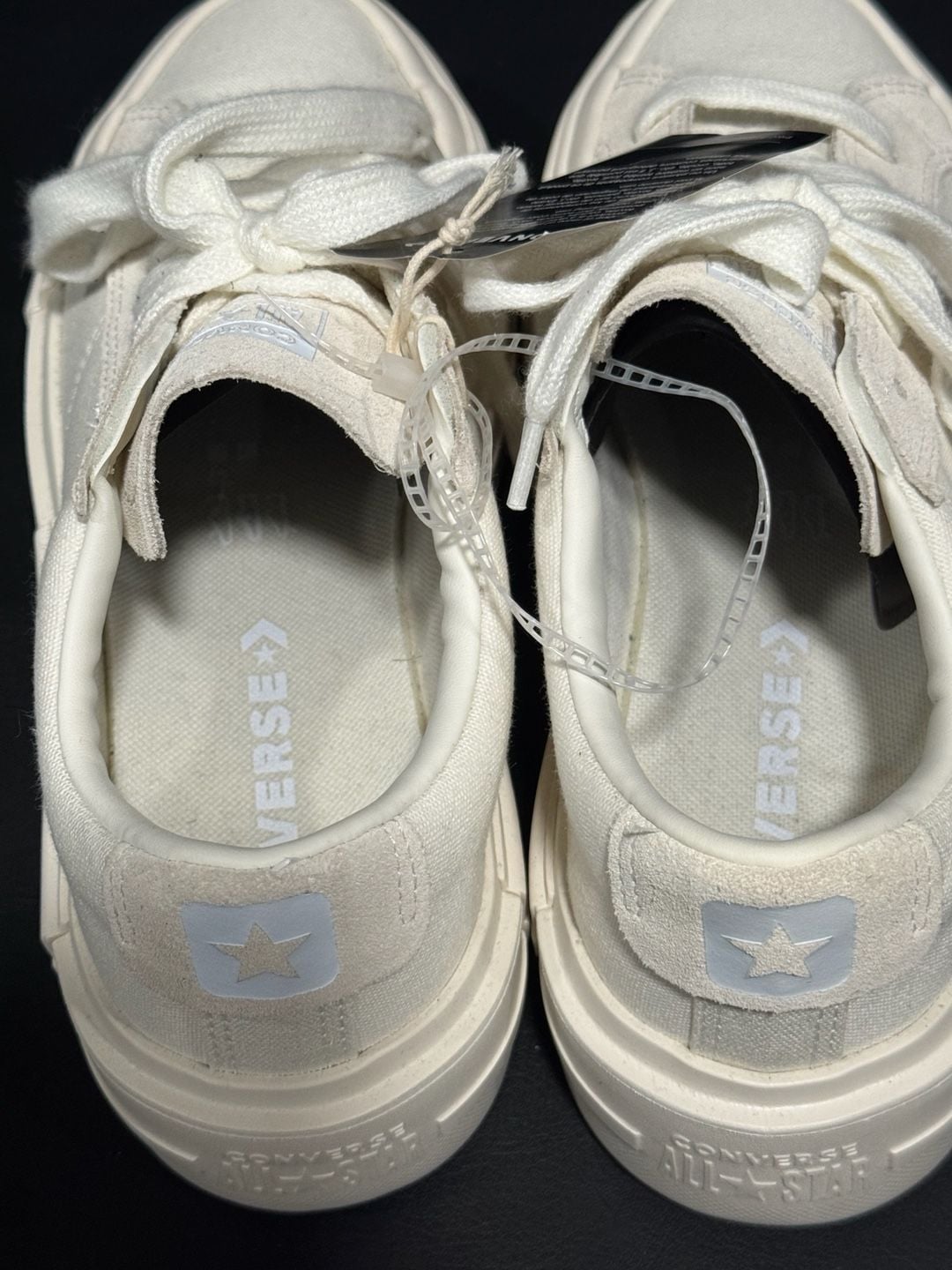 Converse Chuck Taylor All Star Cruise Egret White Sneakers 8.5 6