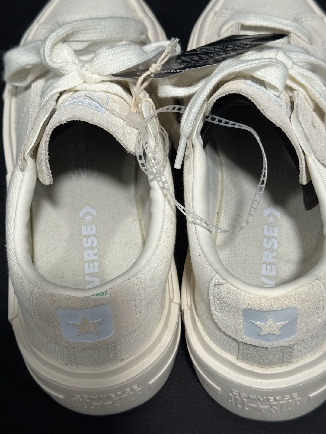 Converse Chuck Taylor All Star Cruise Egret White Sneakers 8.5 7