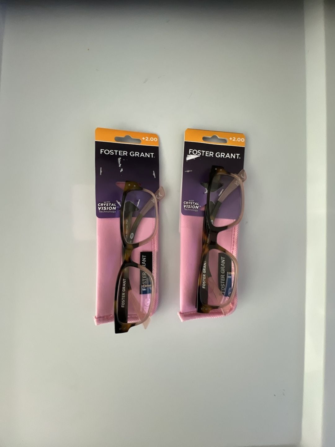 Foster Grant Reading Glasses 2-Pair Set +2.00 Tortoise 1