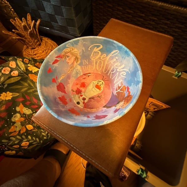 Zak Designs Disney Frozen 2 Believe In The Journey Melamine Bowl