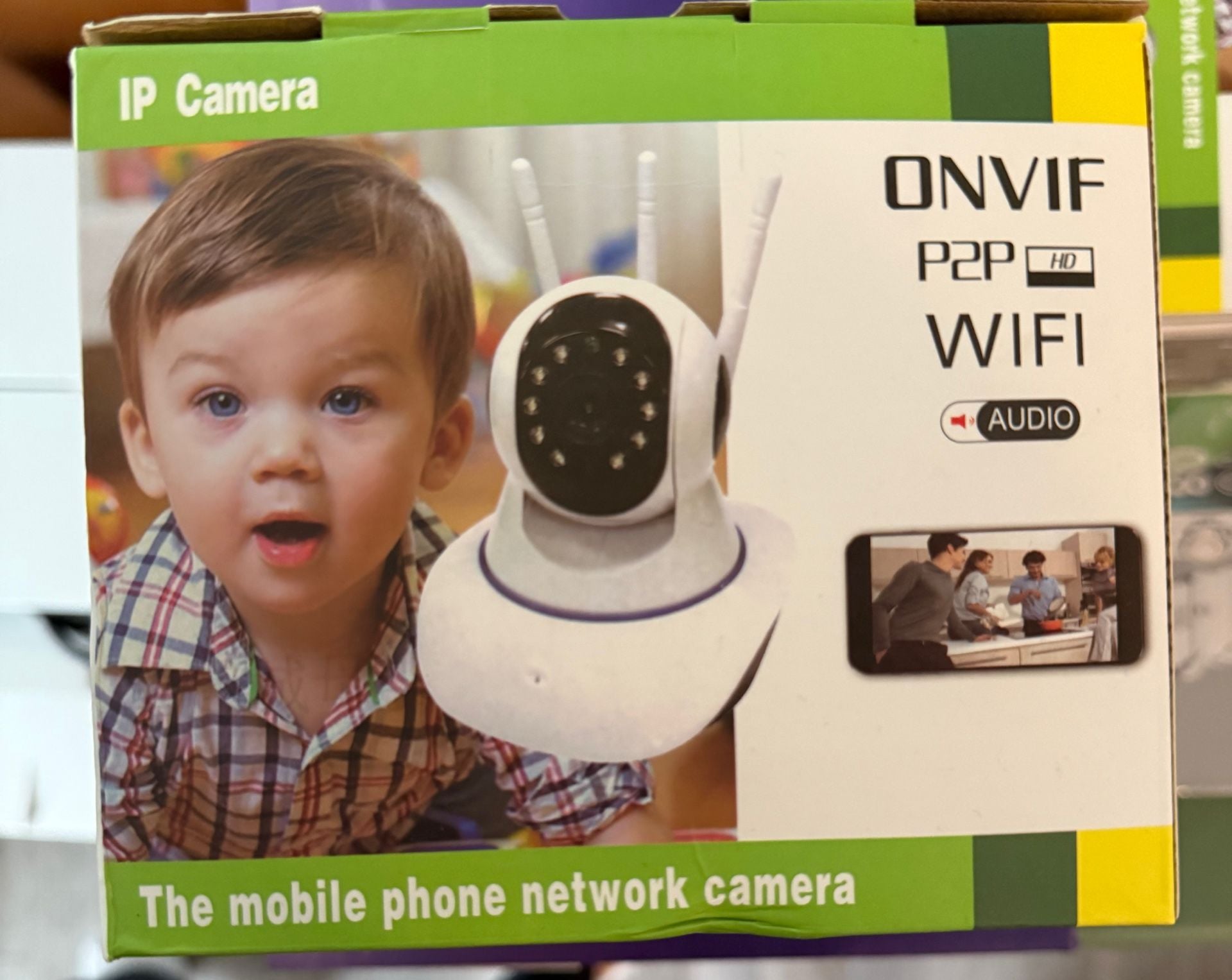 Onvif P2P WiFi IP Camera Wireless Smart Home Security Camera or Baby Monitor 1