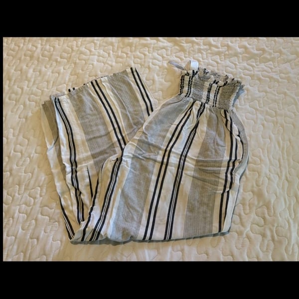 Goa Beachwear By Japna Jumpsuit Size S Striped