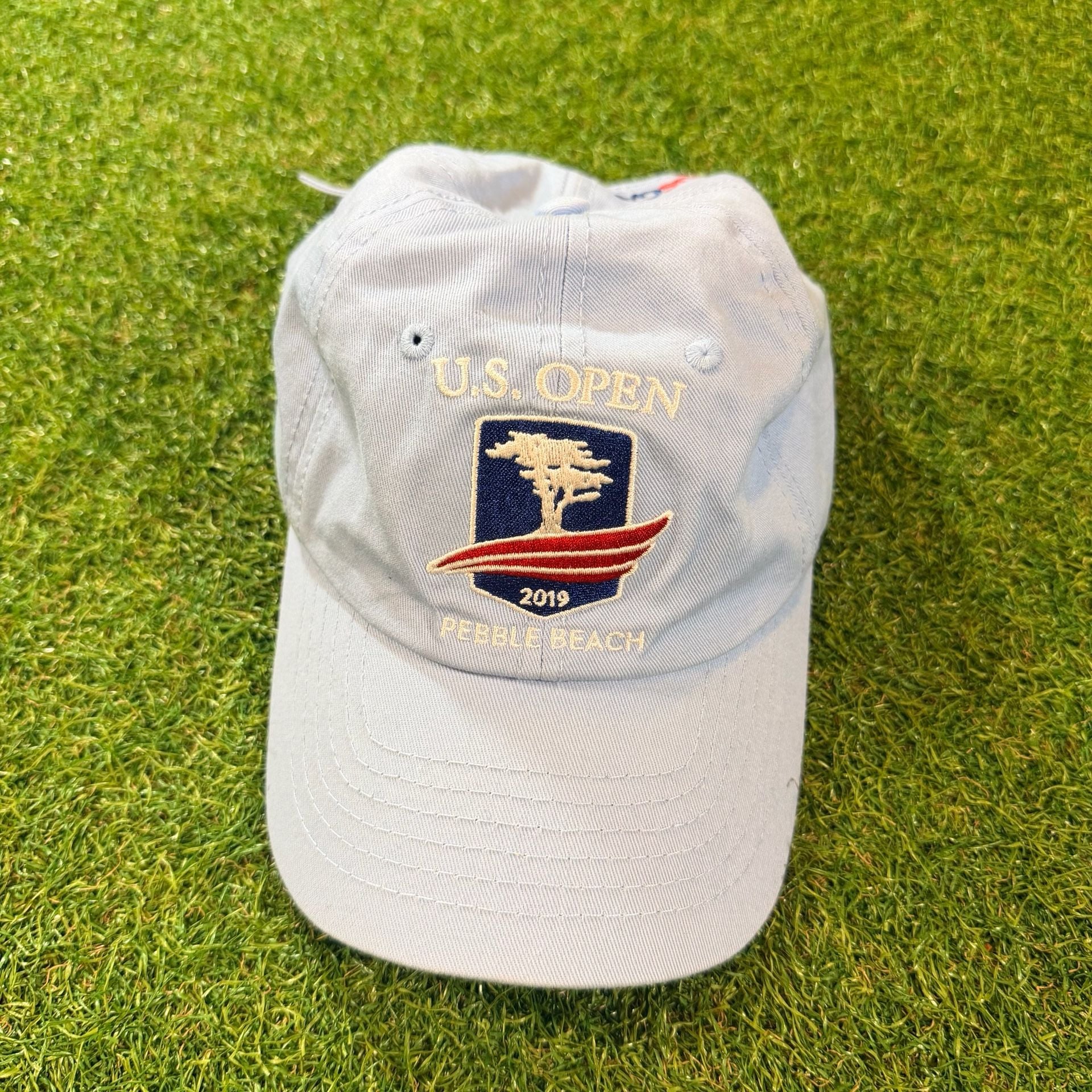 USGA U.S. Open Pebble Beach 2019 Golf Hat Cap Light Blue Adjustable 2