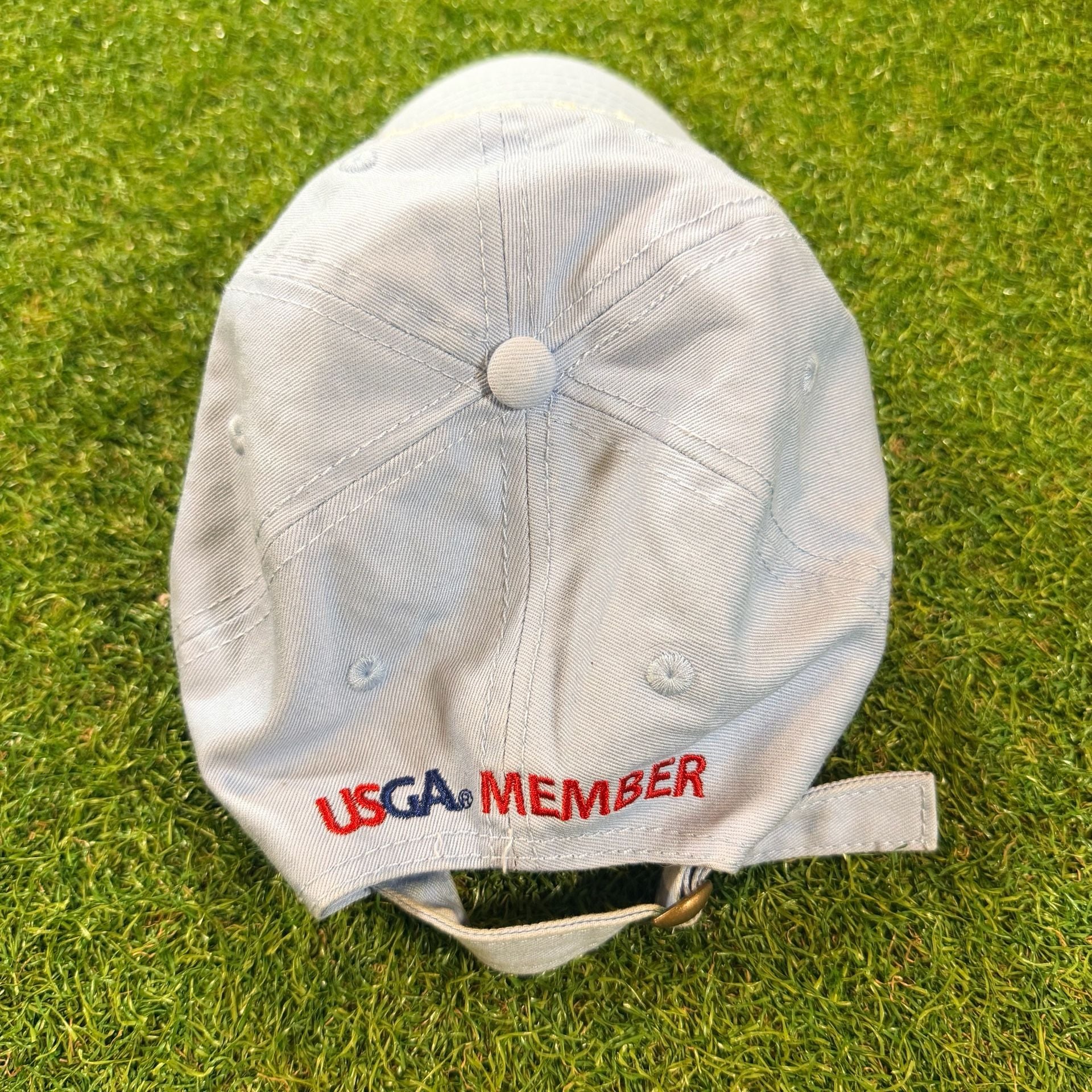 USGA U.S. Open Pebble Beach 2019 Golf Hat Cap Light Blue Adjustable 4