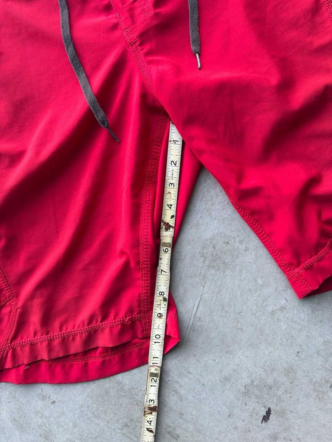 Billabong Platinum X Stretch Boardshorts Size 34 Red Recycler Hydrostretch 7