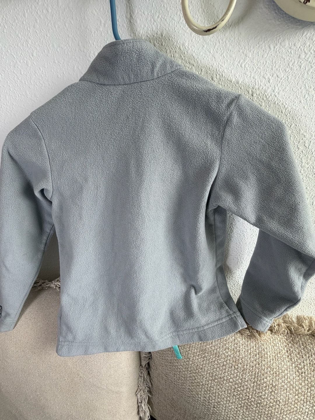 The North Face Fleece Jacket Size 6/6 Gray Full Zip 7