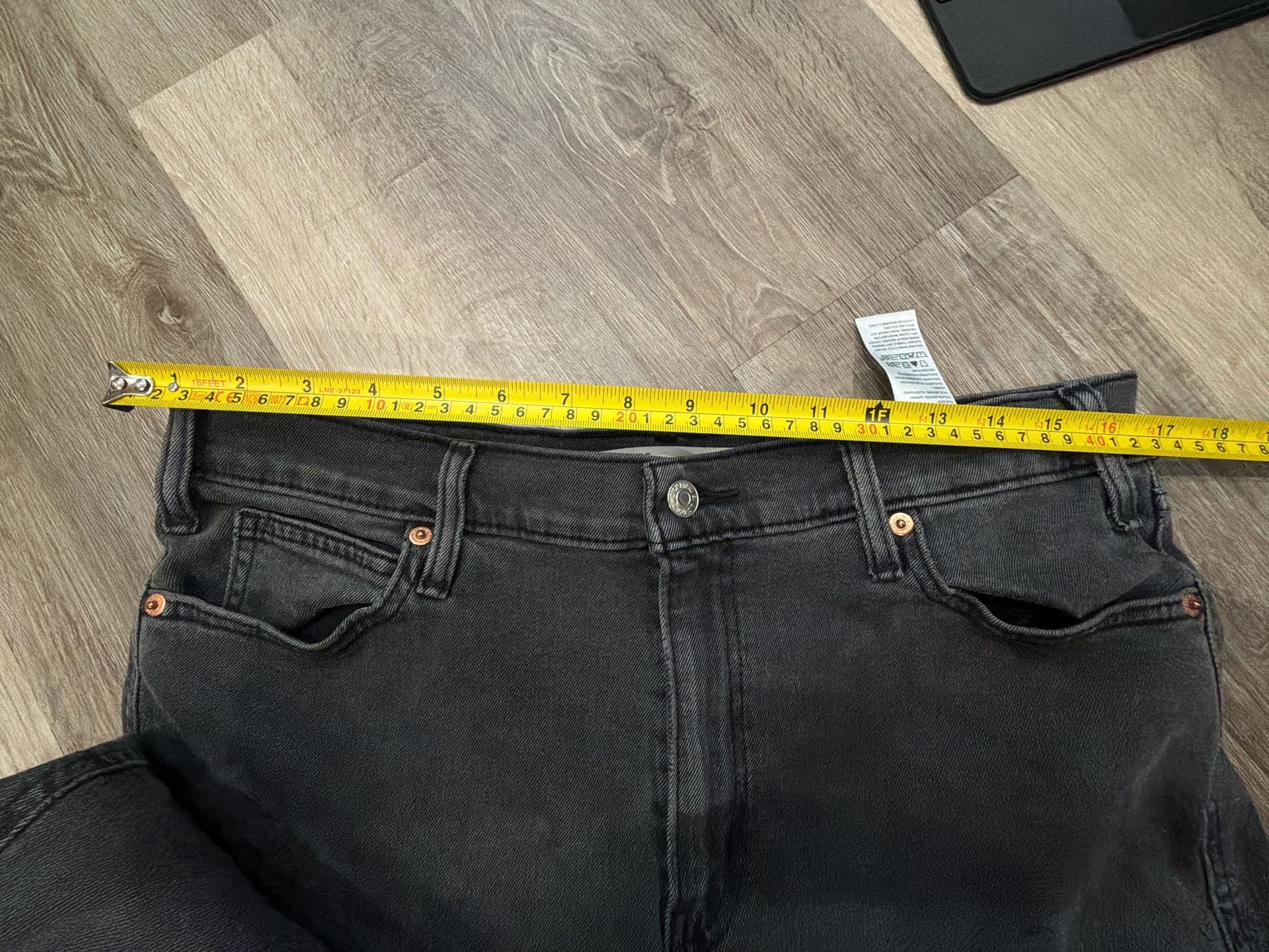 Signature by Levi Strauss & Co. Heritage High-Rise Kick Boot Jeans Black 8