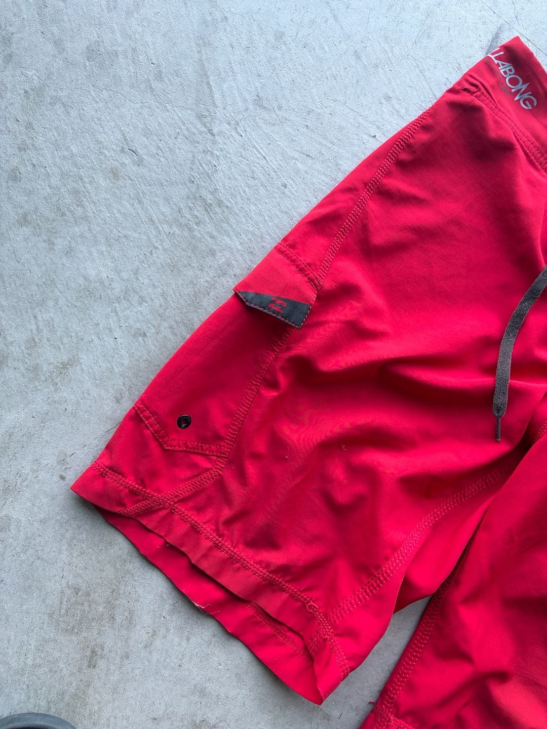 Billabong Platinum X Stretch Boardshorts Size 34 Red Recycler Hydrostretch 11