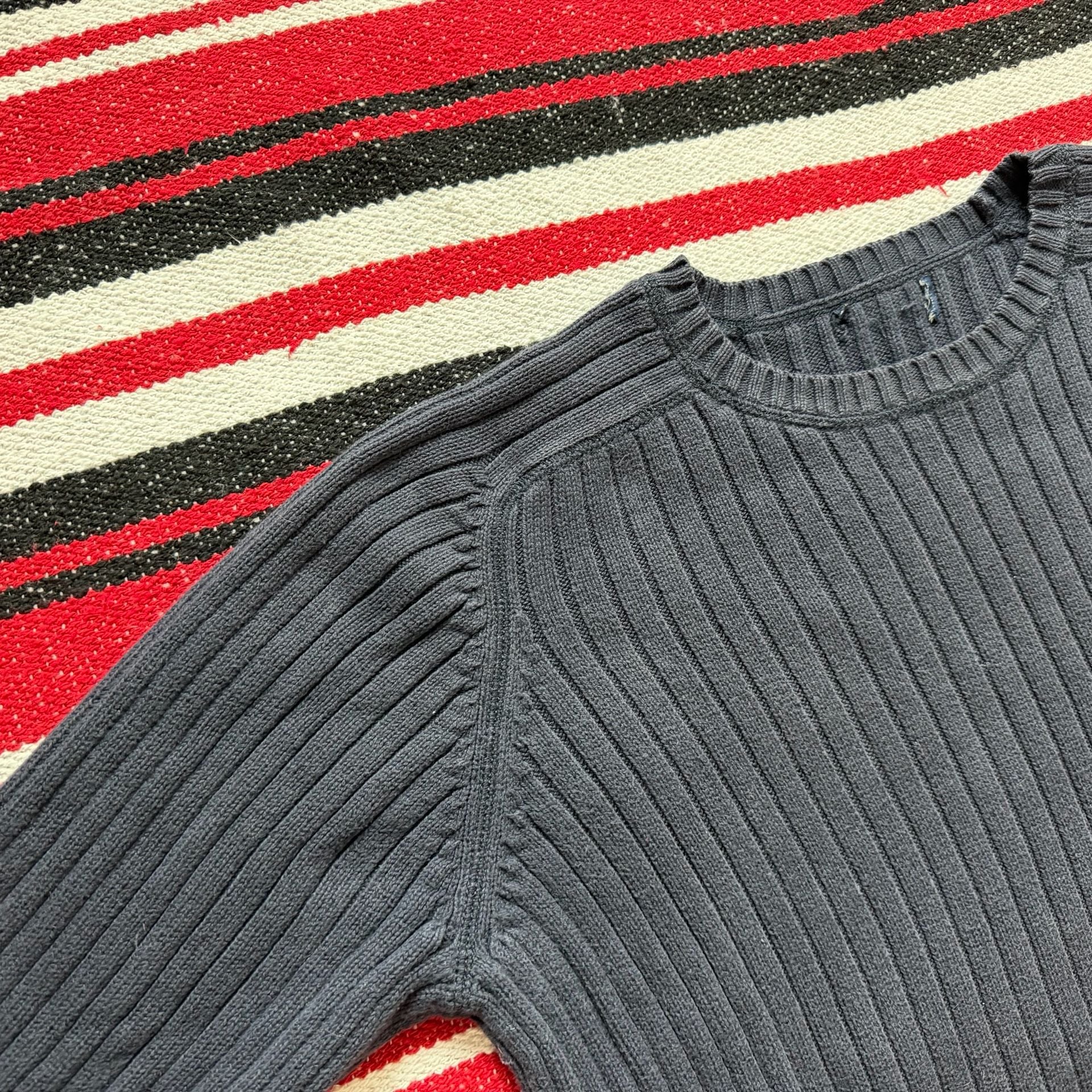 Vintage Ralph Lauren Ribbed Knit Sweater - Polo Jeans Co. Sz M/L 8