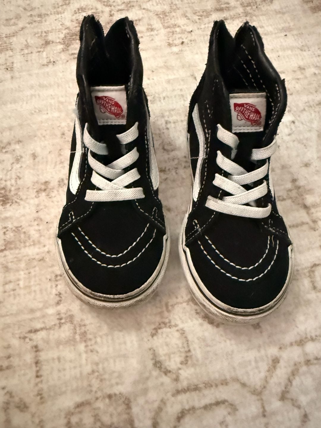 Vans Sk8-Hi Zip Size 8.0 Black White 2