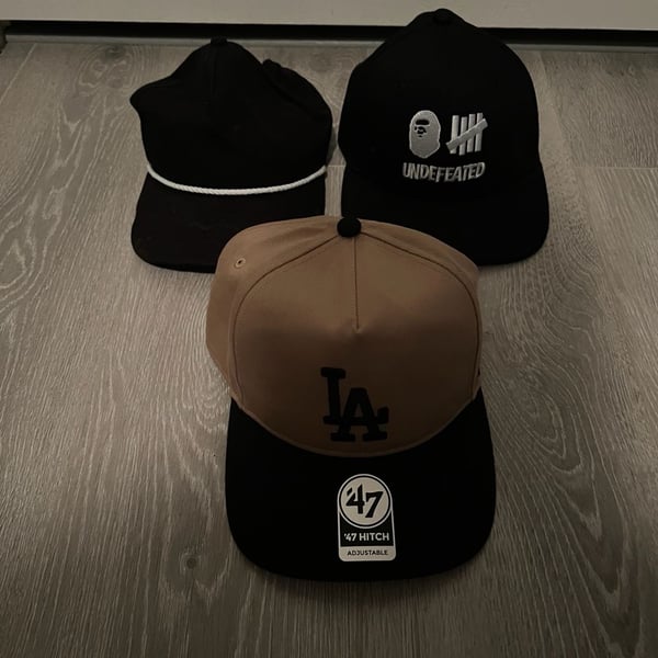 47 Brand Los Angeles Dodgers Hitch Adjustable Cap Tan Black
