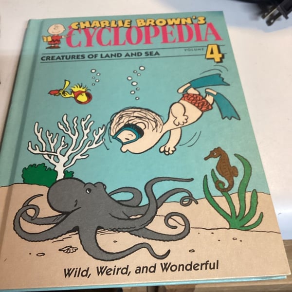 Charlie Brown's Cyclopedia Volume 4 Creatures of Land and Sea Hardcover Book