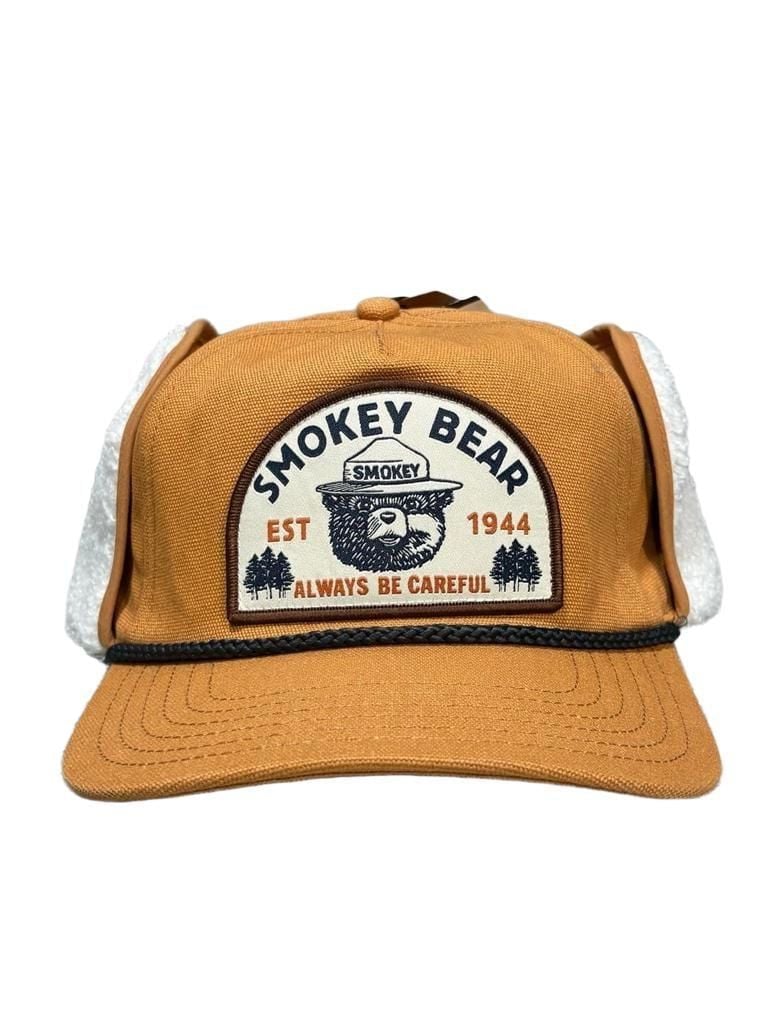 Smokey Bear Sherpa Snapback Hat Tan (NWT) 2