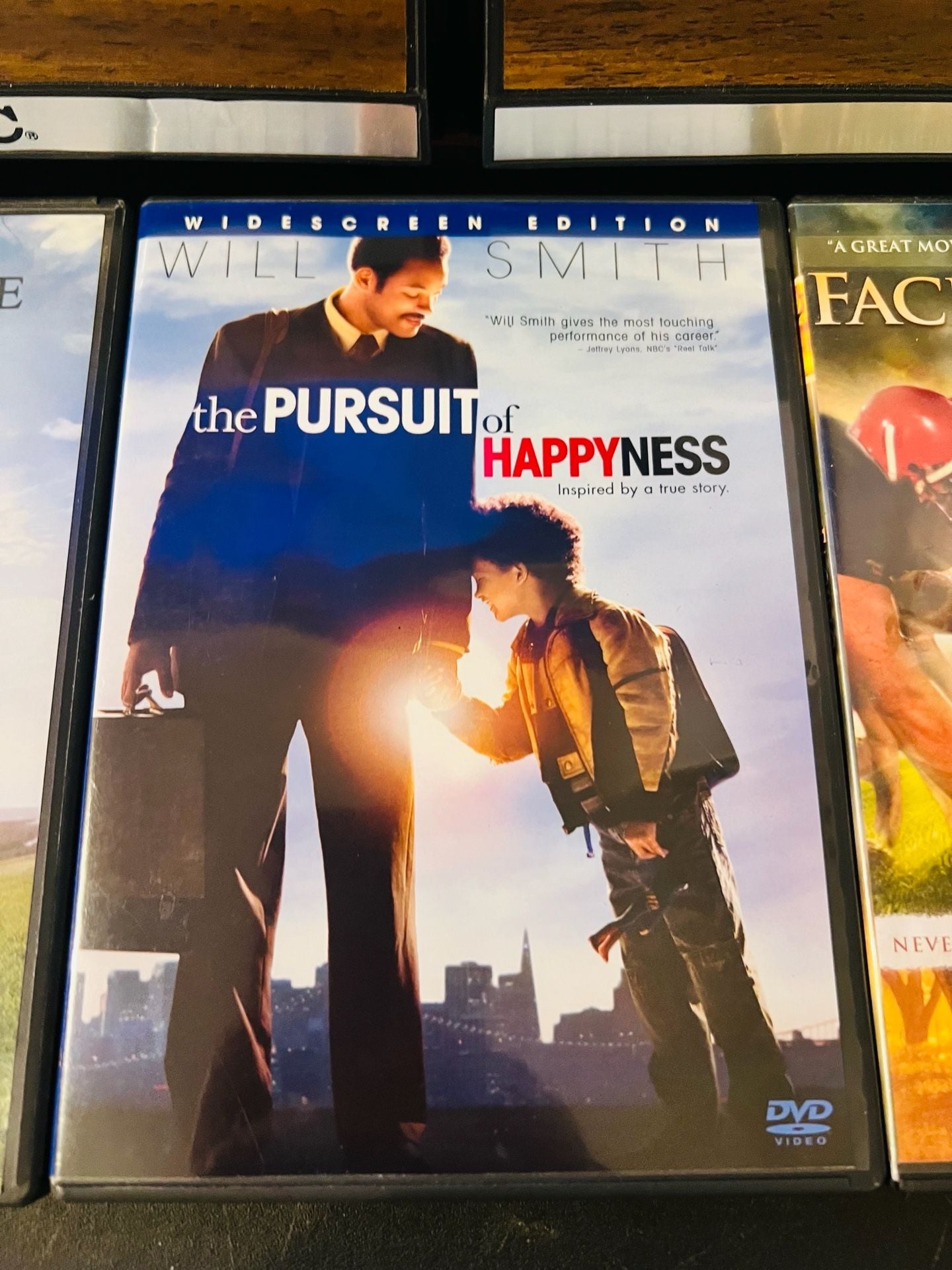 Inspirational True Story DVD Lot - Blind Side, Pursuit Happyness, Facing Giants 3