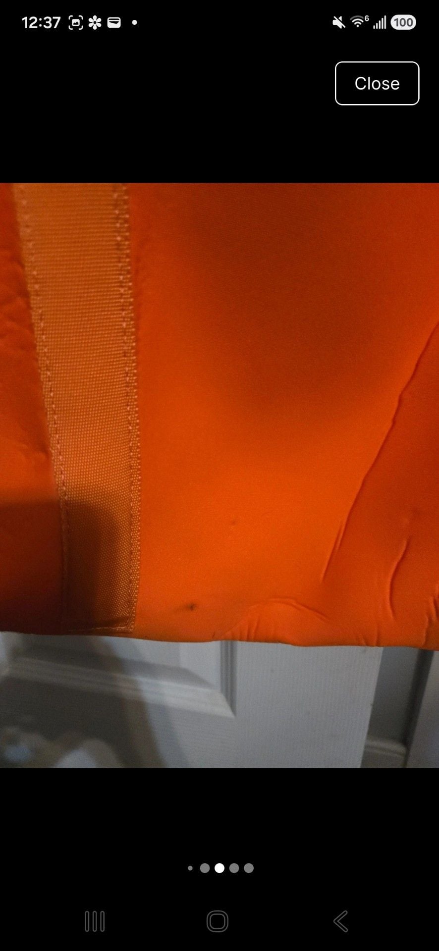 FITKICKS Every Day Tote Orange Red Reversible Bag 5