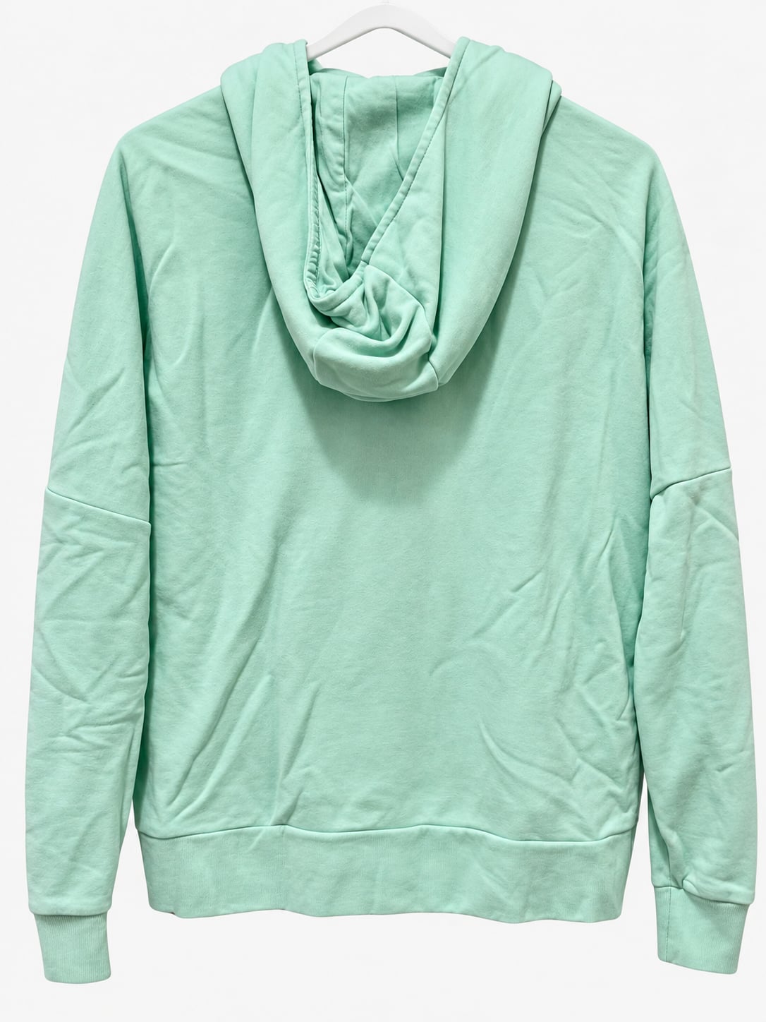 Adidas Originals Girls Youth L 13-14 Mint Green Trefoil Side Snap Hoodie 9