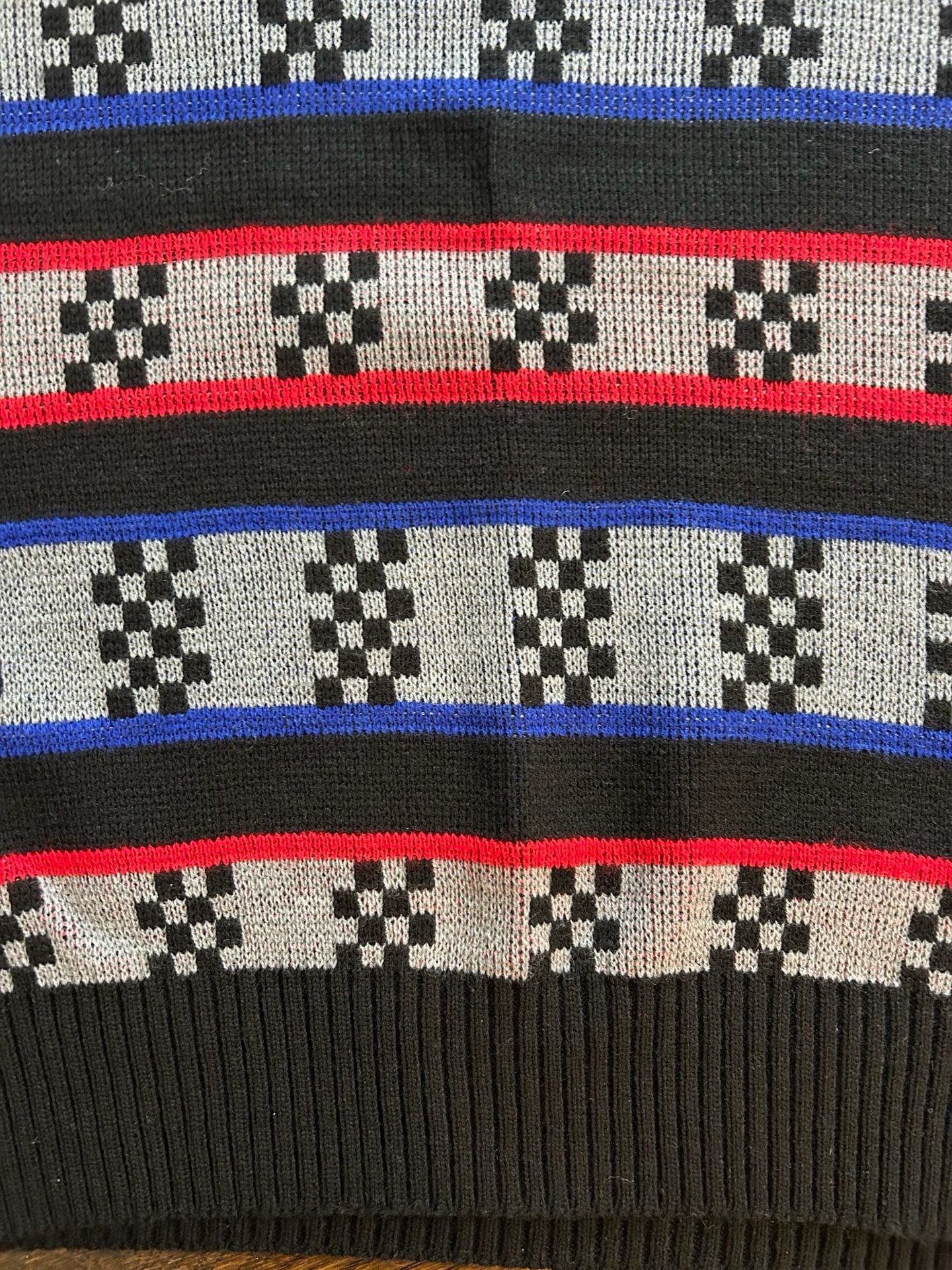 Vintage 90s B.S.R. Geometric Pattern Sweater Size M 4