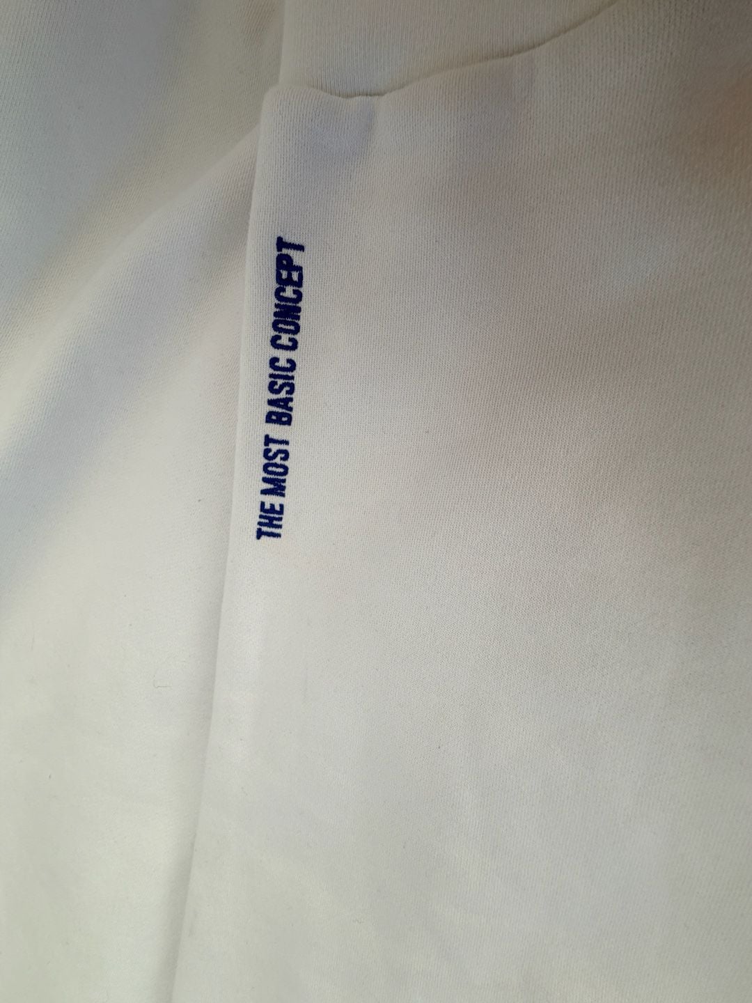Be A Good Person Sweatshirt White Blue Gold Arc Logo Pullover Size: XL New 5