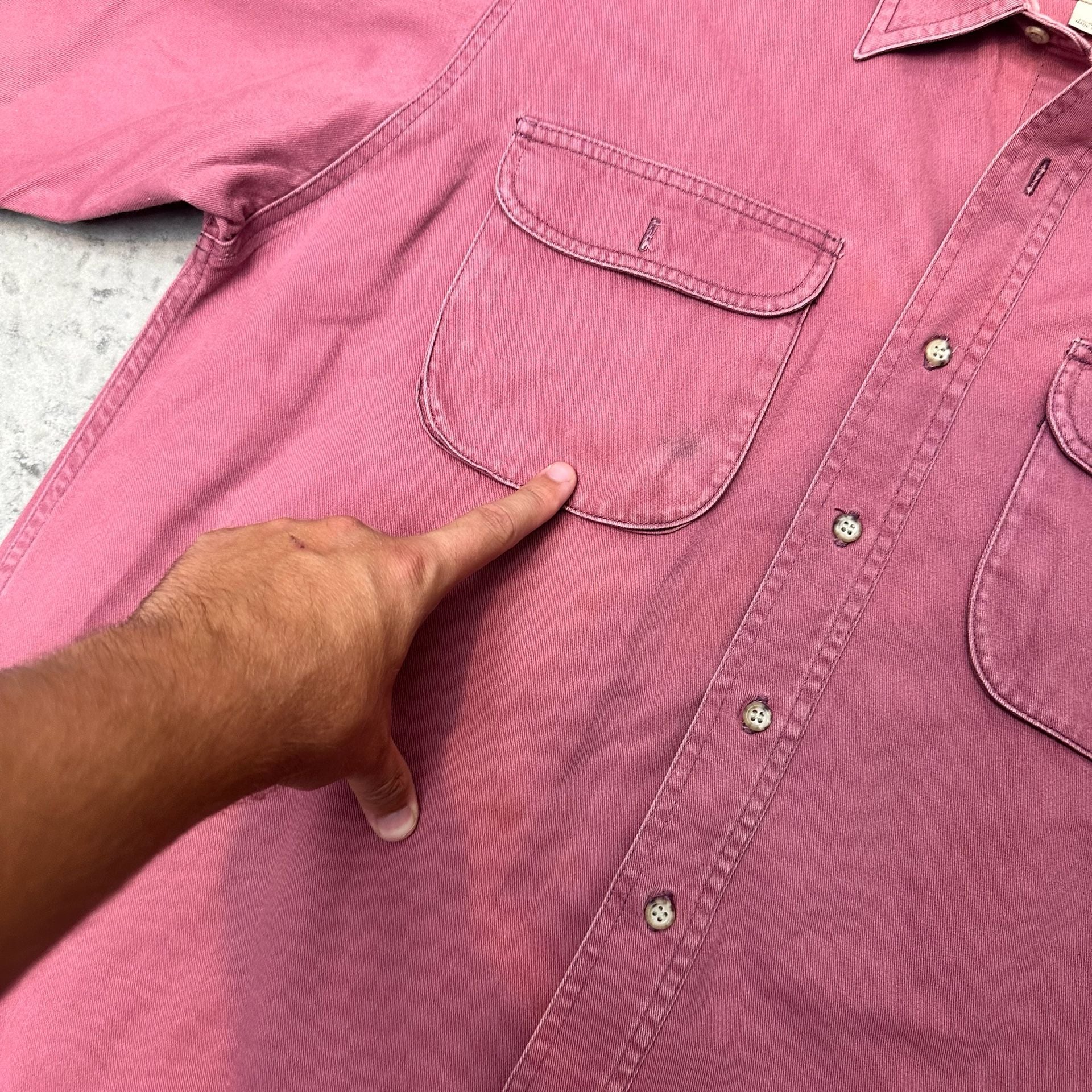 Heavyweight Vintage Woolrich Button-Down Shirt - XL 5