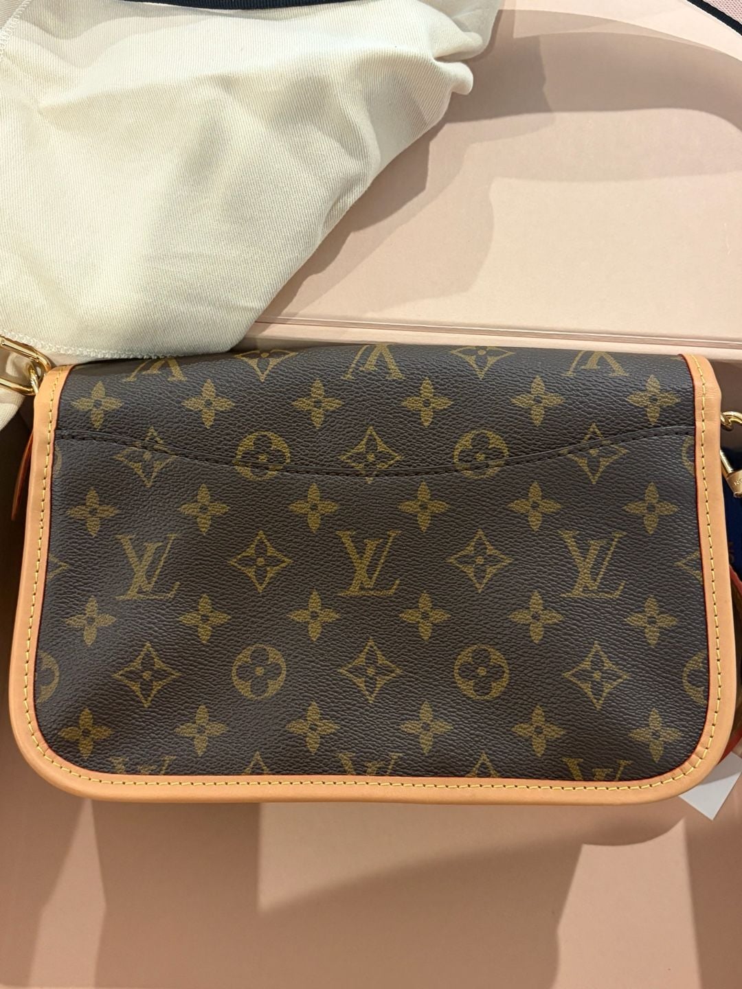 Louis Vuitton Diane Monogram Canvas Satchel Handbag 13