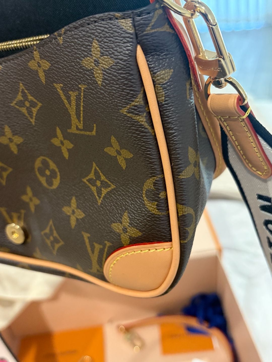 Louis Vuitton Diane Monogram Canvas Satchel Handbag 16