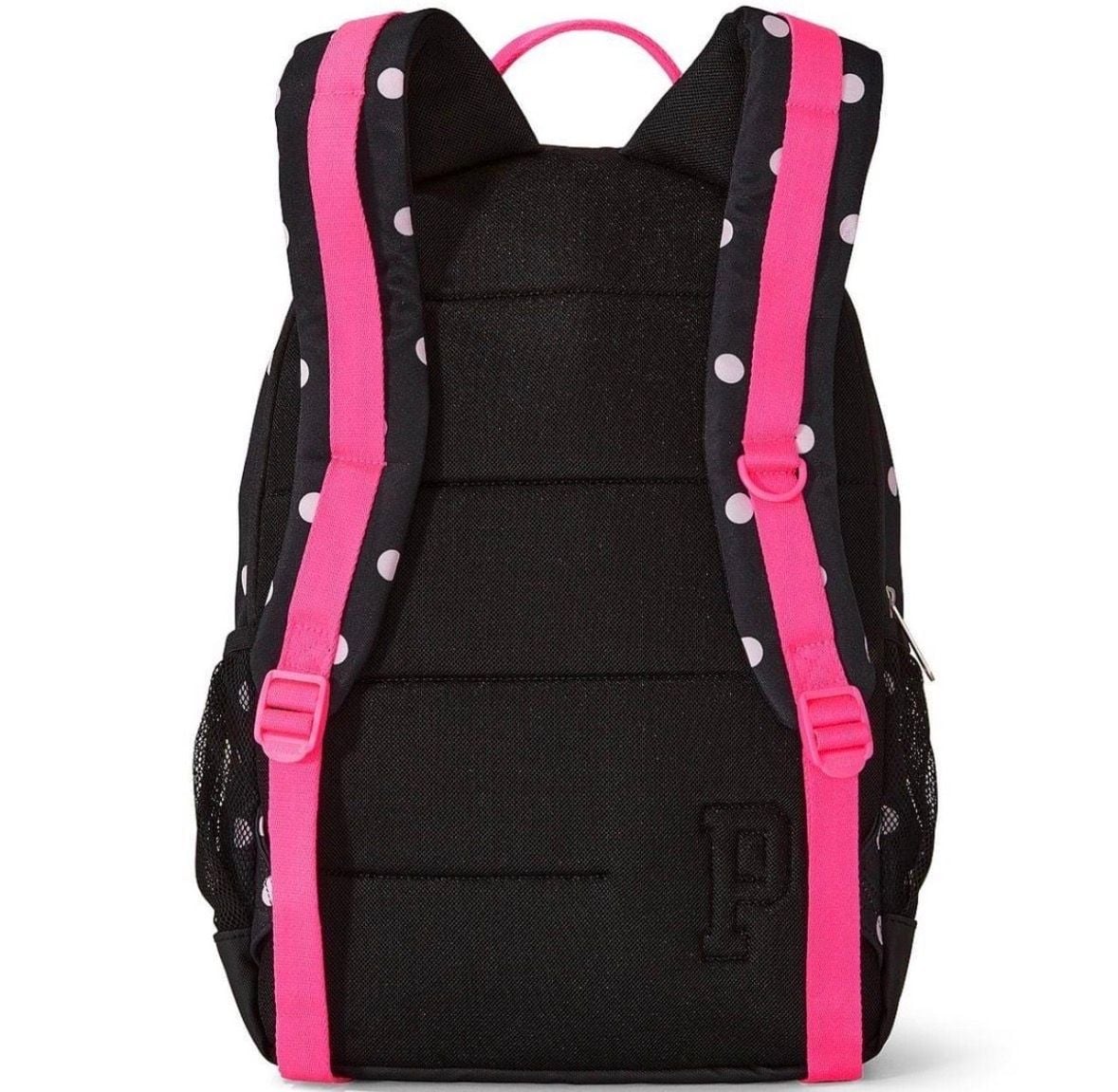 Victoria's Secret Pink Campus Backpack Black Polka Dot 3