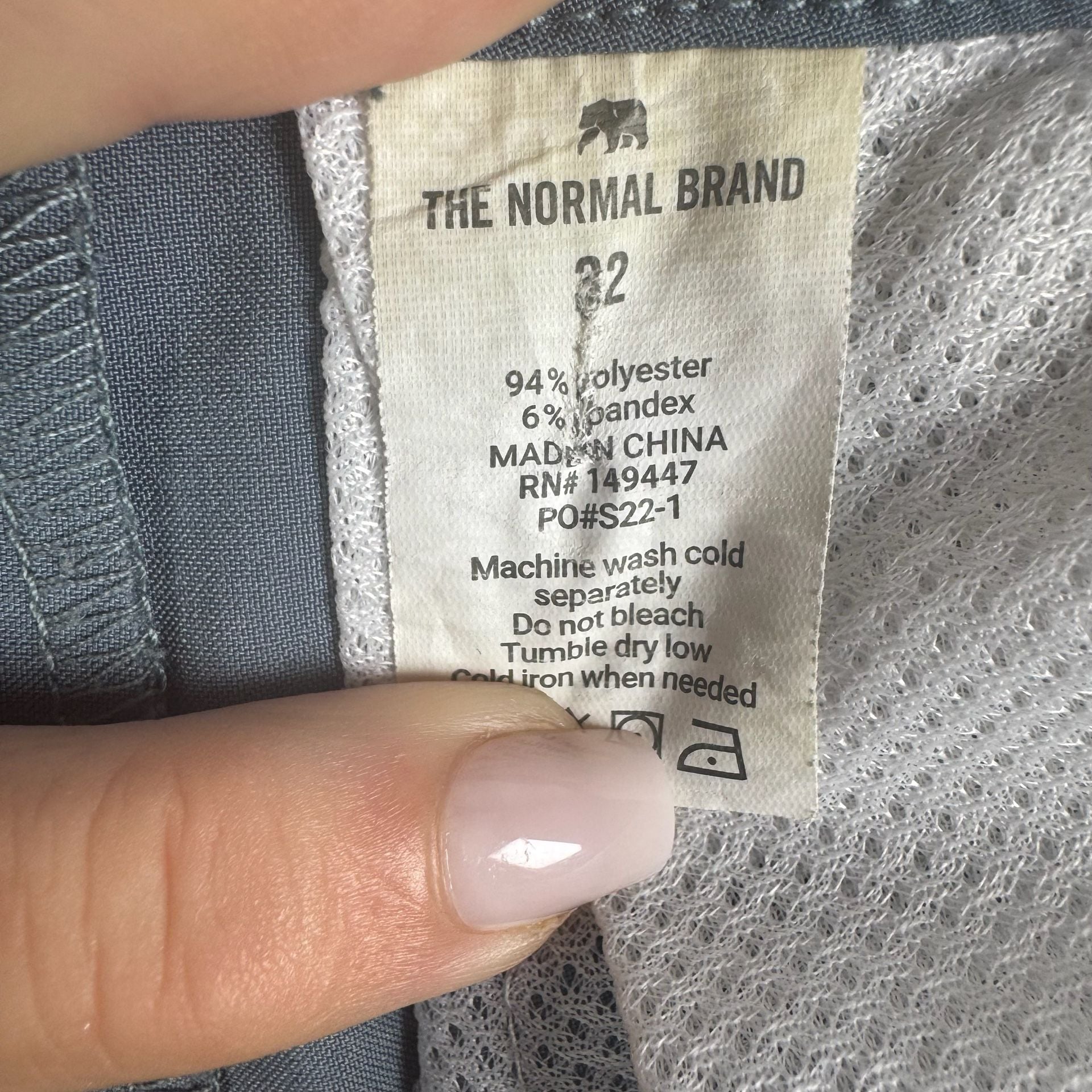 The Normal Brand Everyday Hybrid Shorts Blue Fog 9