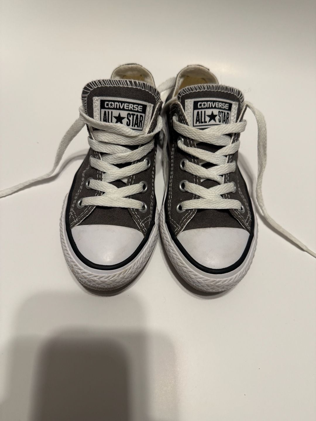 Converse Chuck Taylor Youth Charcoal Grey Low Top size 11.5 2