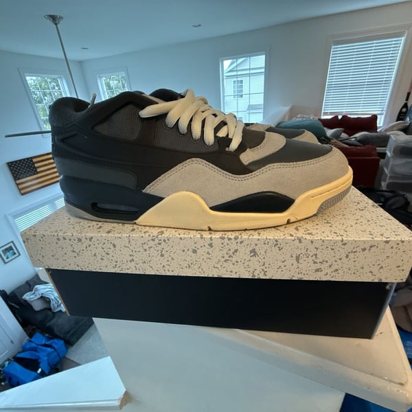 Jordan Air Jordan 4 RM Size 12 Iron Grey Chambray-Off Noir