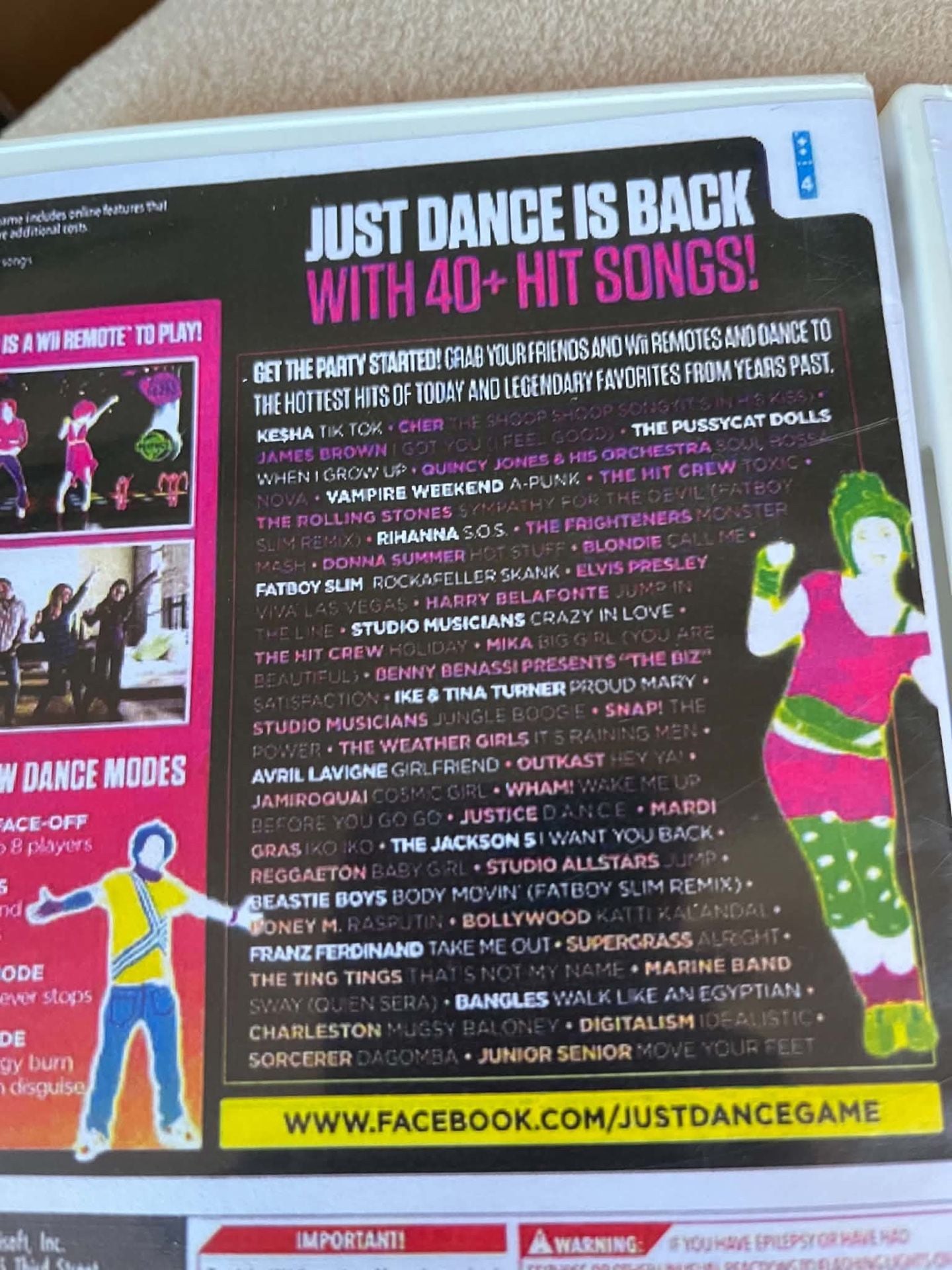 Nintendo Wii Just Dance Bundle 2 3 And 2018 Games 2