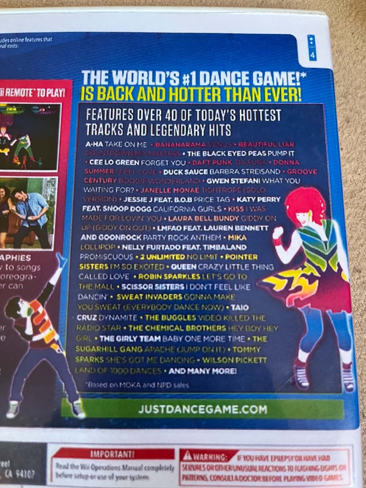 Nintendo Wii Just Dance Bundle 2 3 And 2018 Games 5
