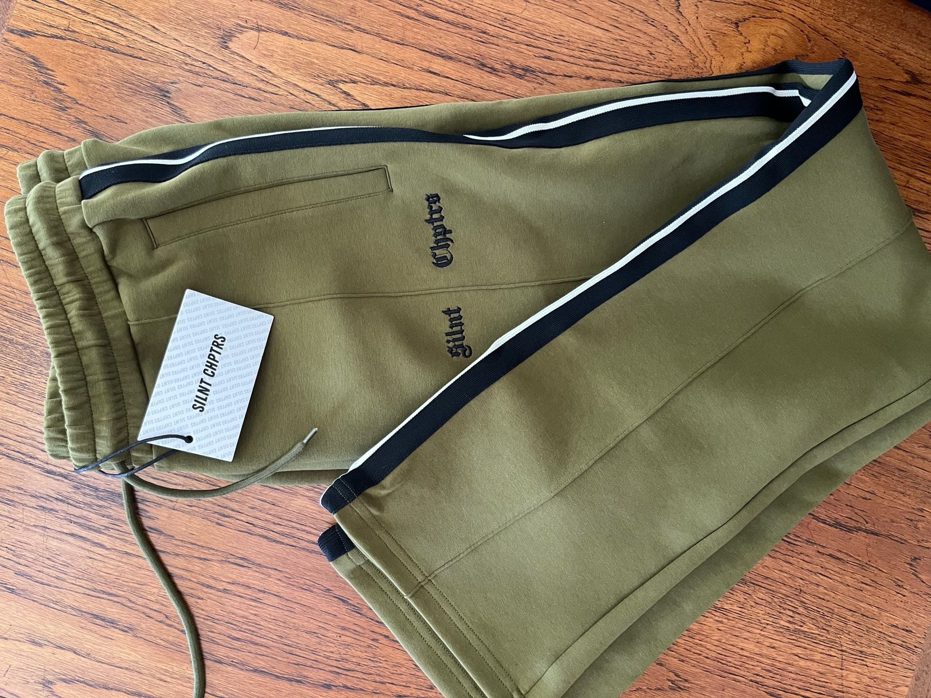 SILNT CHPTRS Field Sweatpants Size XL Olive 7