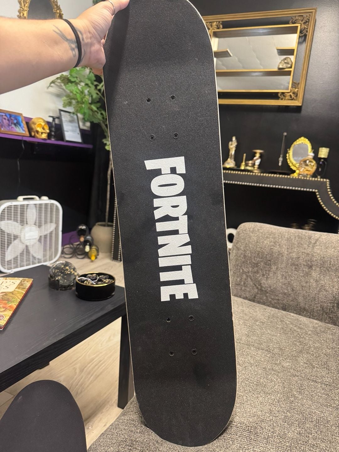 Fortnite Skateboard 31-Inch The Brat Purple Wheels 1