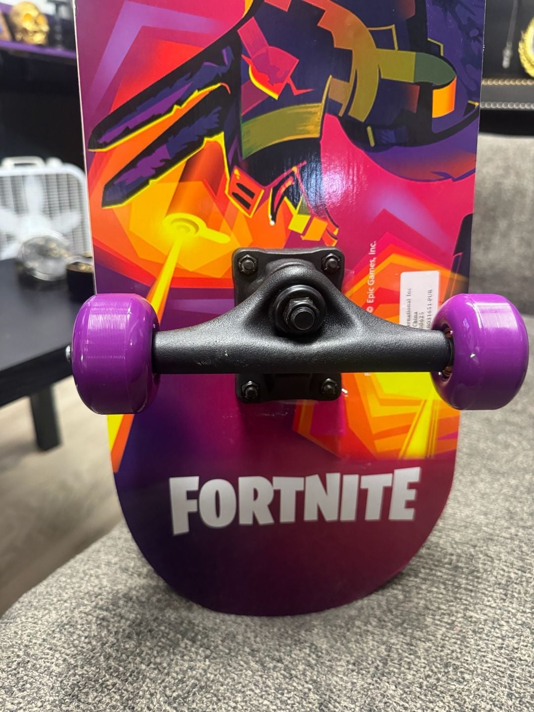 Fortnite Skateboard 31-Inch The Brat Purple Wheels 3