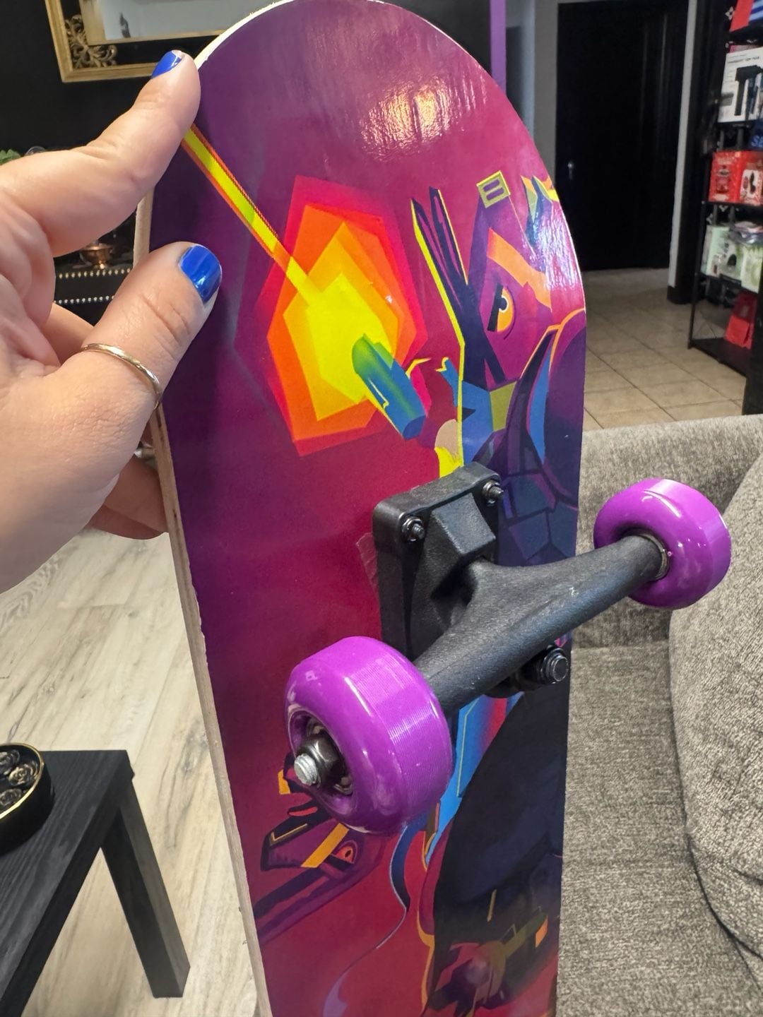 Fortnite Skateboard 31-Inch The Brat Purple Wheels 5