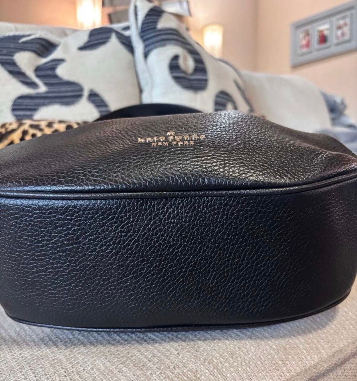 Kate Spade Nova Large Crescent Shoulder Bag Black 4