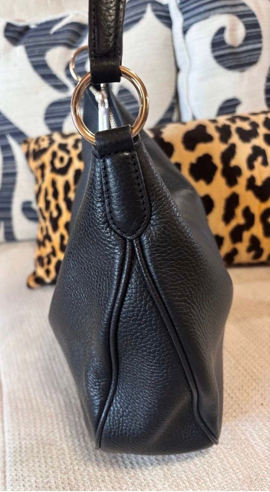 Kate Spade Nova Large Crescent Shoulder Bag Black 5