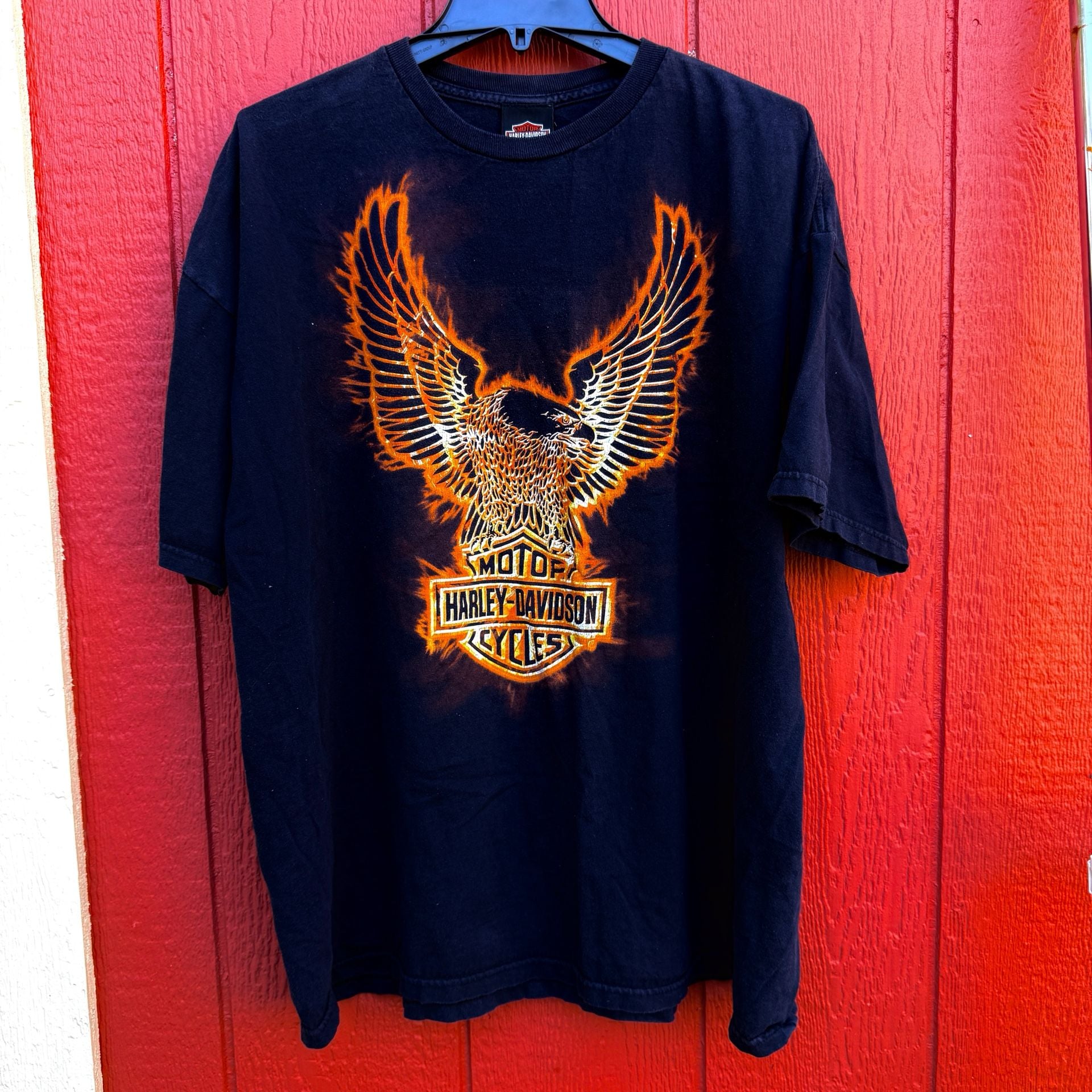 Harley-Davidson Flaming Eagle/Phoenix T-Shirt Size 2XL Black Las Vegas Nevada 2