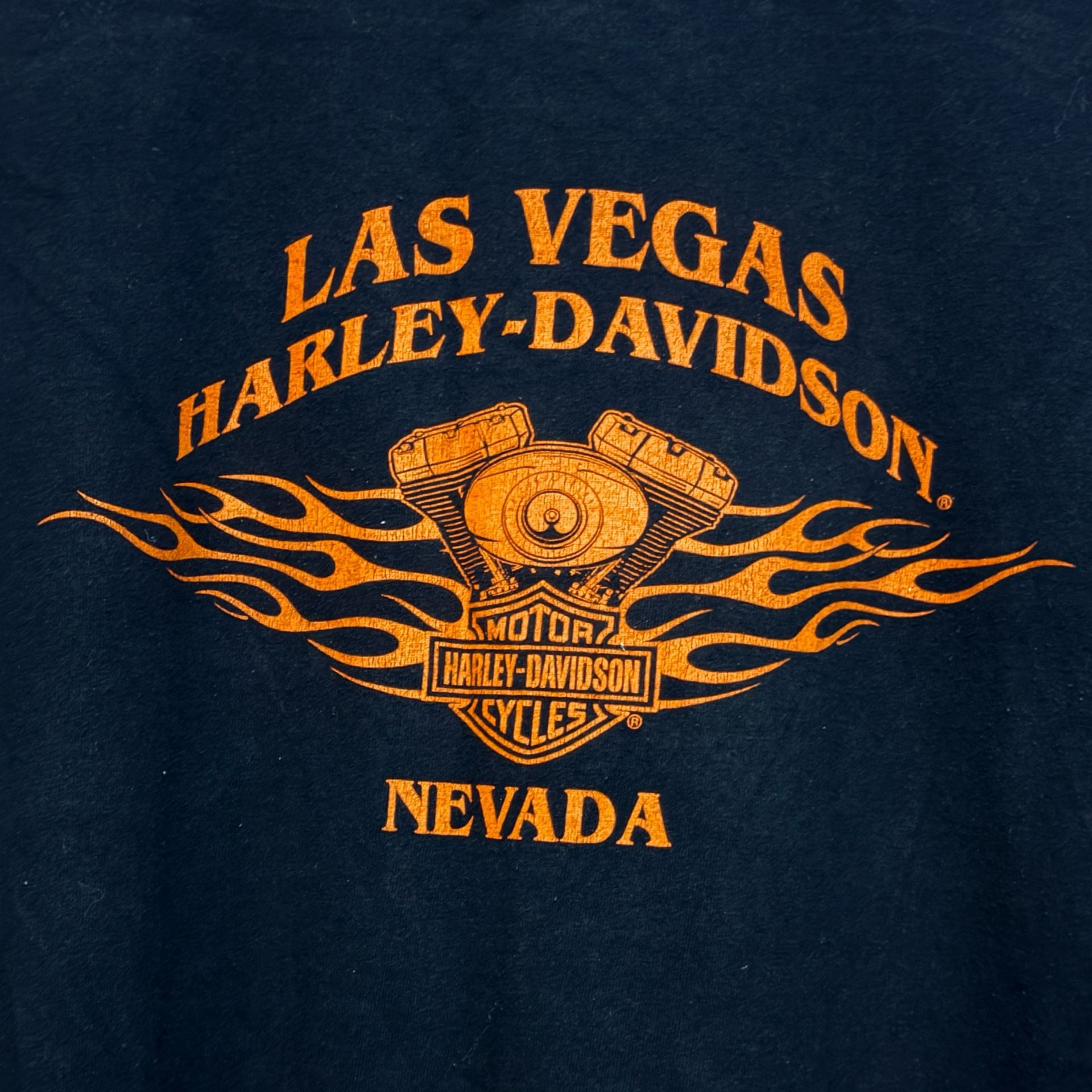 Harley-Davidson Flaming Eagle/Phoenix T-Shirt Size 2XL Black Las Vegas Nevada 6