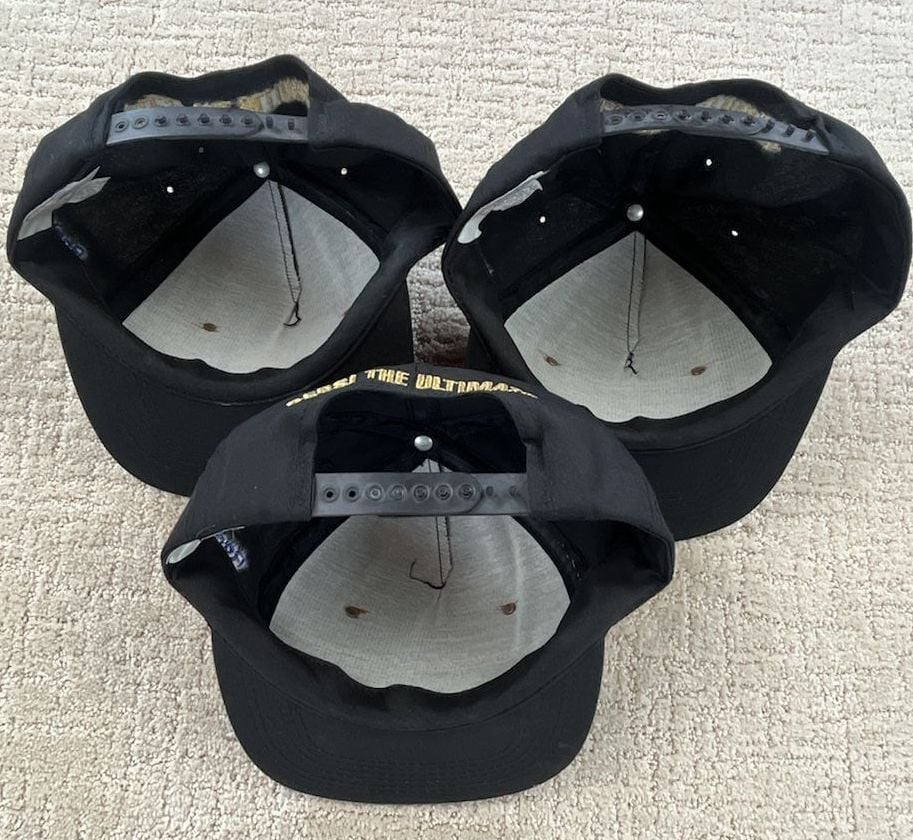 Vintage 1993 Reebok Shaq Pepsi The Ultimate Snapback Caps - lot of 3 5
