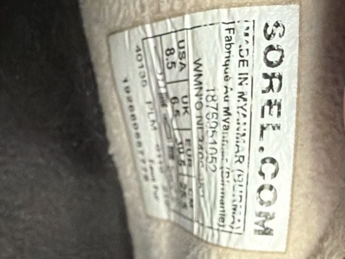 Sorel Out 'N About Plus Conquest Boots Size 8.5 Gray Quarry 7