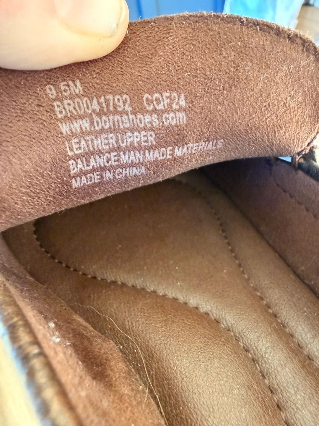 Born women’s Carrera Penny Loafer platform heel Brown Leather 9