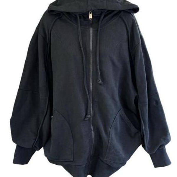 FP Movement Black Full Zip Hoodie Size S