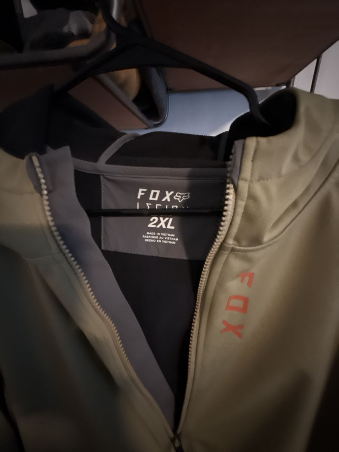 Fox Racing Defend Drive Windbloc Zip Jacket Size 2XL Olive Green 3