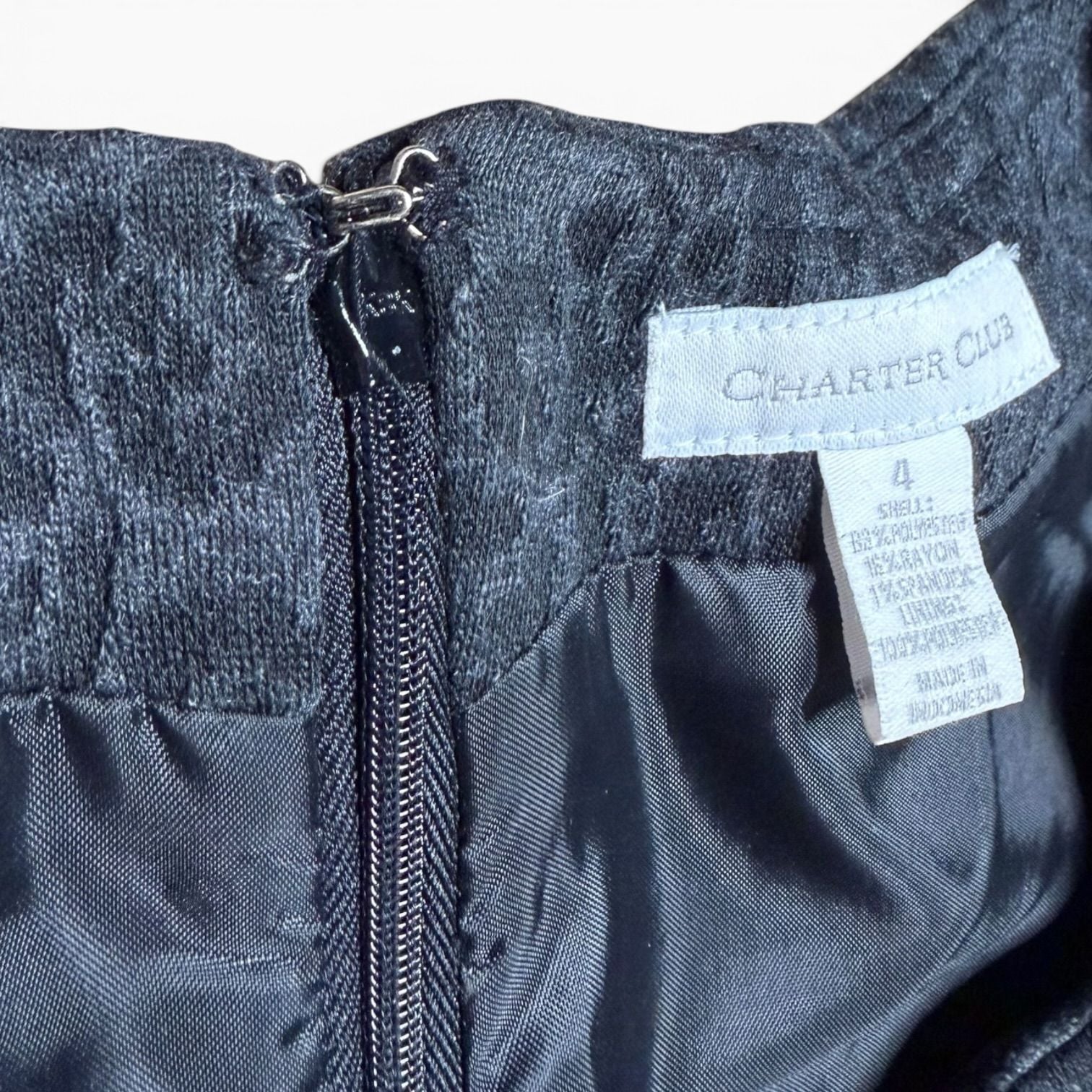 Charter Club Womens Size 4 Gray Leopard Animal Print Sheath Dress Cap Sleeve 6